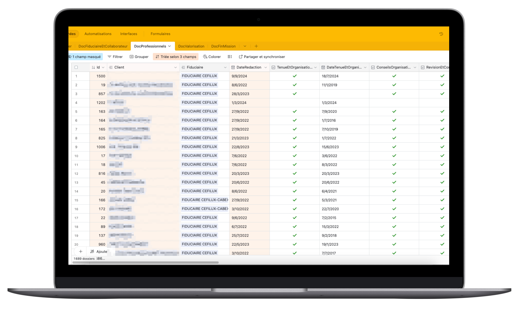 Automated document generation system - airtable