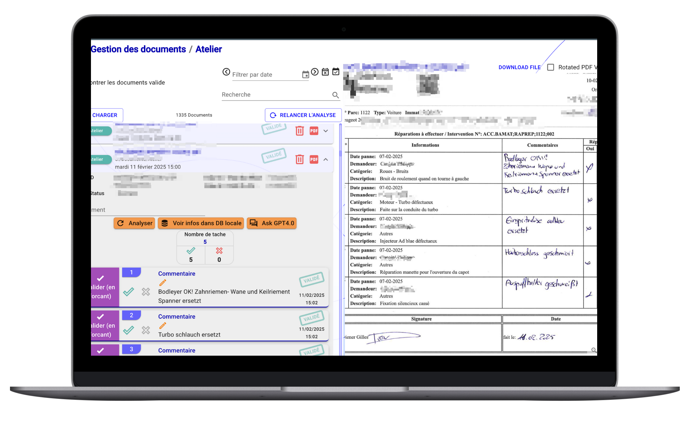 Document management automation solution - Baatz document